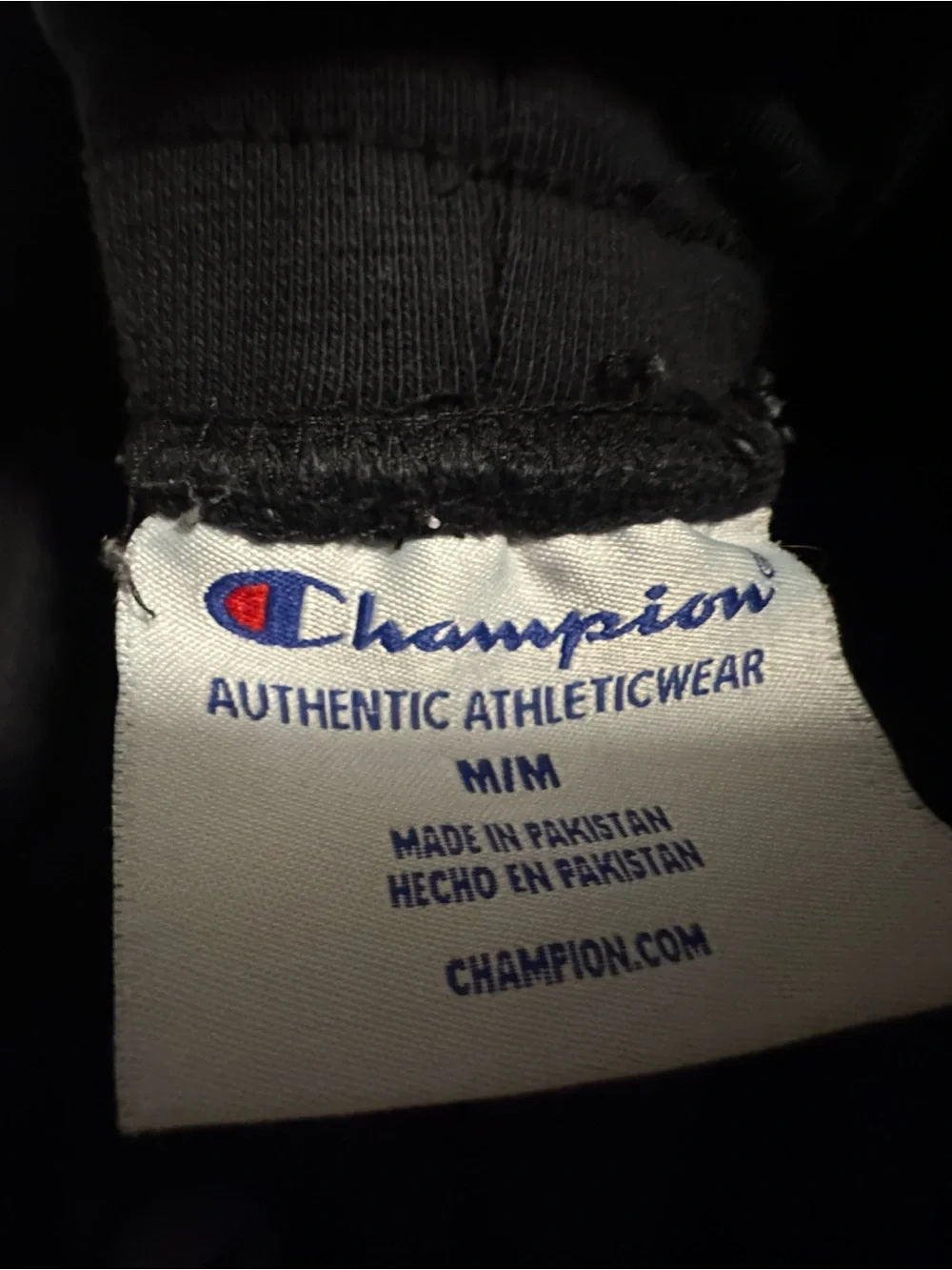 Champion mens Black Logo Sweat Joggers